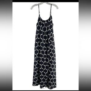 Sam Edelman Sleeveless Maxi Summer Dress Lined Navy XL Adjustable Straps NWT